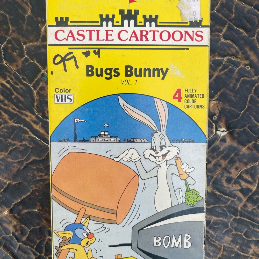 Bugs Bunny VHS - Castle Cartoons Vol 1